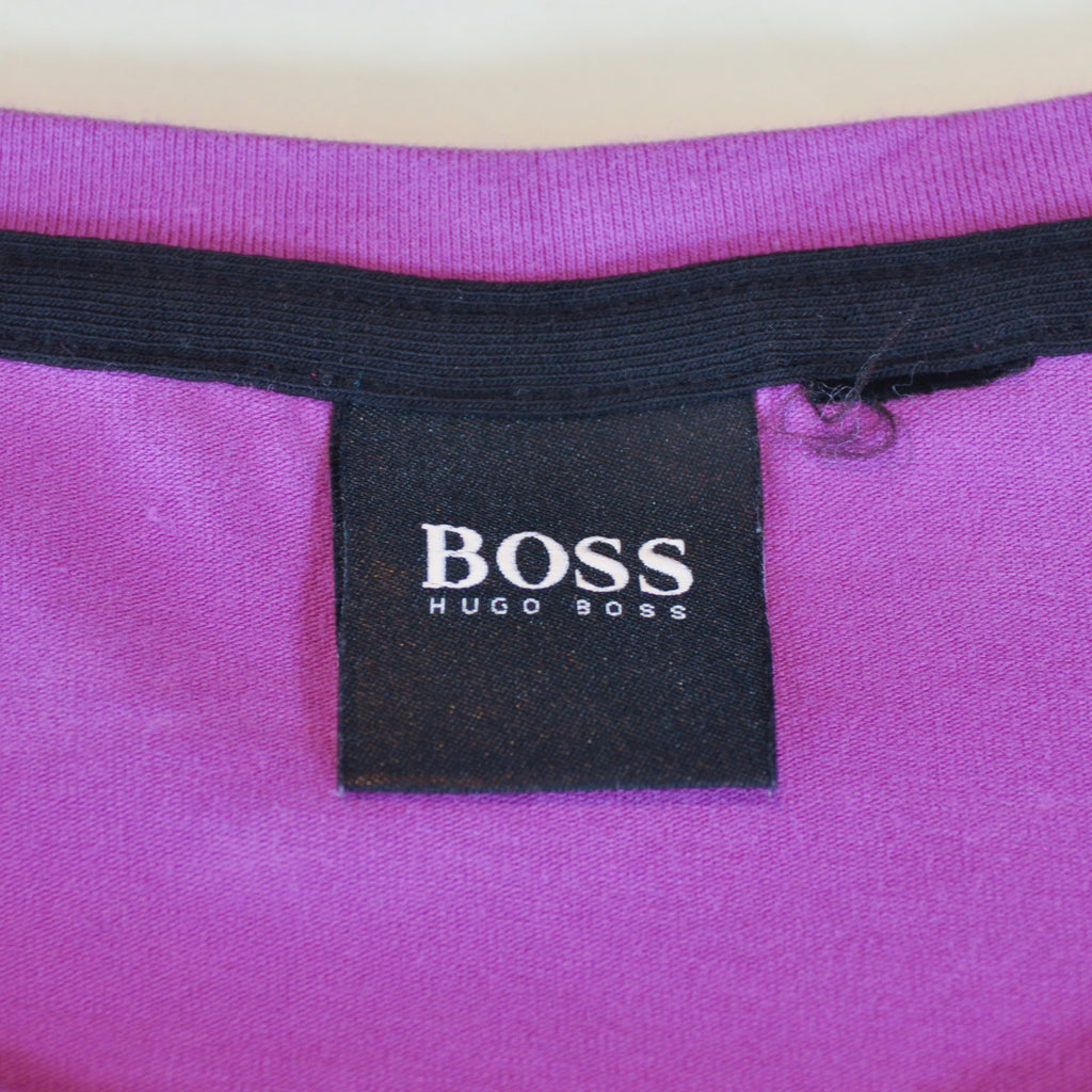 Hugo Boss Purple Crew Neck T-Shirt