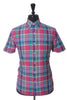 Polo Ralph Lauren Pink Plaid Classic Fit Untucked Short Sleeve Shirt