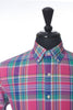 Polo Ralph Lauren Pink Plaid Classic Fit Untucked Short Sleeve Shirt