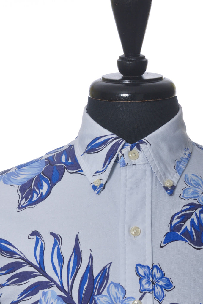 Polo Ralph Lauren White Hawaiian Print Short Sleeve Shirt