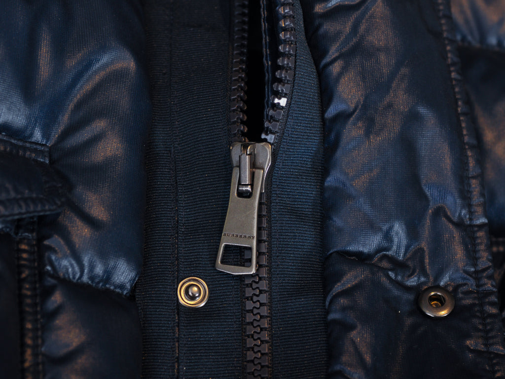 Burberry Brit Navy Blue Down Puffer Jacket