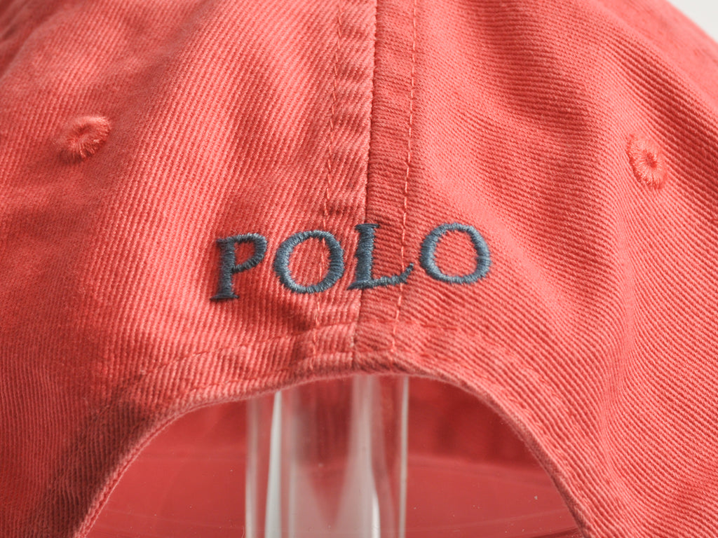 Polo Ralph Lauren Washed Red Cotton Baseball Cap