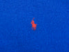 Polo Ralph Lauren Blue Lambswool Collared Knit