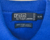 Polo Ralph Lauren Blue Lambswool Collared Knit