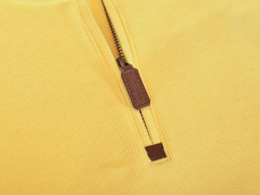 Polo Ralph Lauren Yellow Cotton Quarter Zip