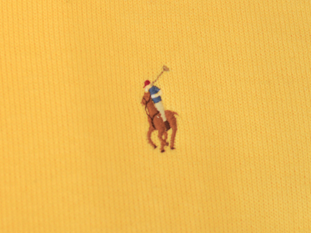Polo Ralph Lauren Yellow Cotton Quarter Zip