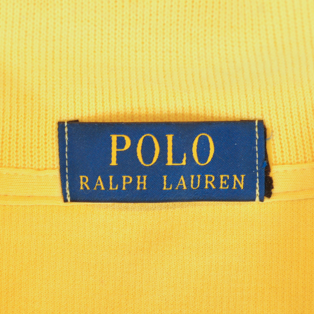 Polo Ralph Lauren Yellow Cotton Quarter Zip