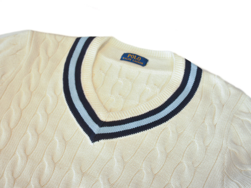 Polo Ralph Lauren Ivory Tennis Sweater
