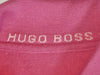 Hugo Boss Pink Silk Wool Collared Knit