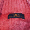 Polo Ralph Lauren Pink Cable Knit Quarter Zip Sweater