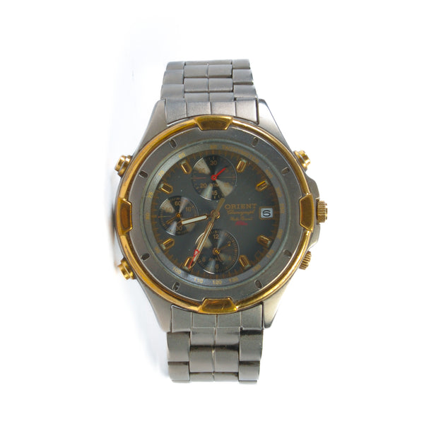 Orient Titanium Chronograph Calendar Watch