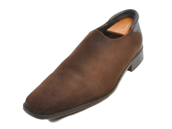 Donald Pliner Brown Suede Rex Slip-Ons