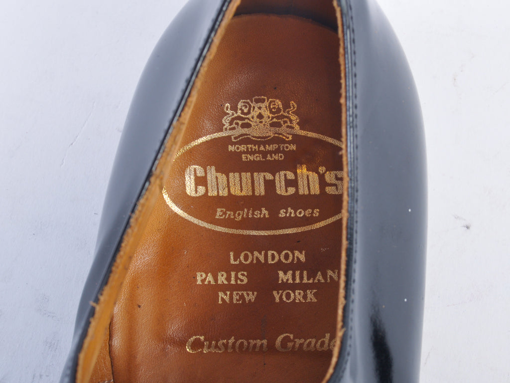 Church’s Vintage Custom Grade Patent Leather Oxfords