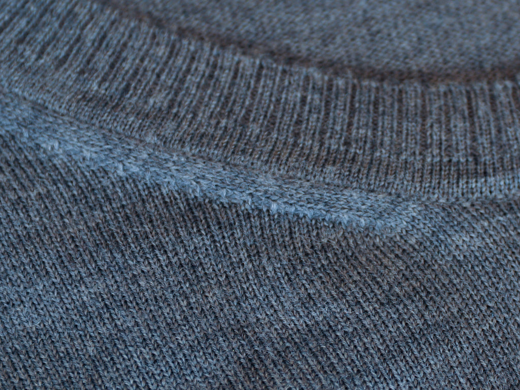Hugo Boss Grey Extrafine Merino Wool Crew Neck Sweater