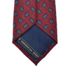 Ermenegildo Zegna Brown Paisley Brushed Silk Tie
