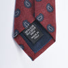 Ermenegildo Zegna Brown Paisley Brushed Silk Tie