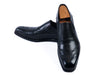 Prada Black Perf Toe Slip On Shoes