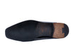 Prada Black Perf Toe Slip On Shoes
