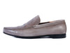 Prada Sand Grey Leather Loafers