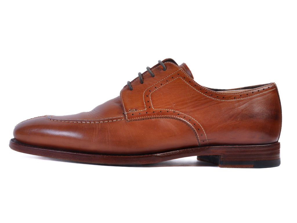 Canali 1934 Brown Split Toe Derby Shoes