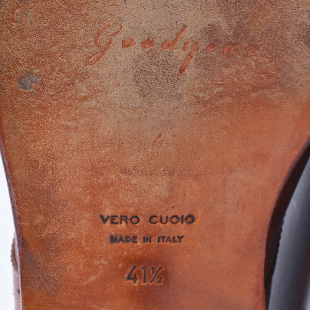 Canali 1934 Brown Split Toe Derby Shoes