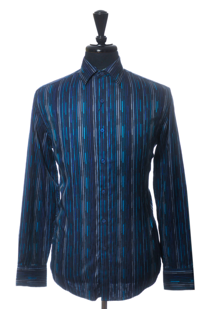 Robert Graham NWT Blue Striped Classic Fit Shepherd Shirt