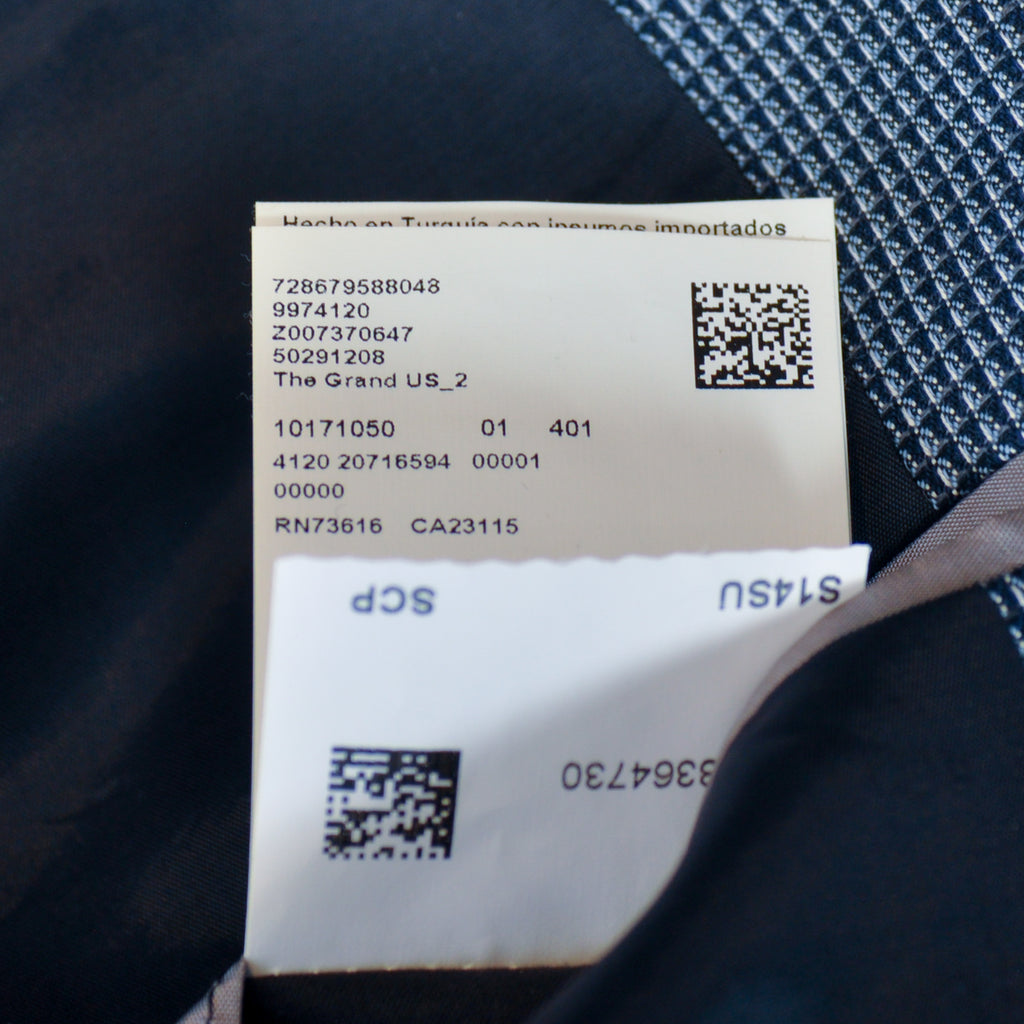 Hugo Boss Blue Weave The Grand US_2 Blazer