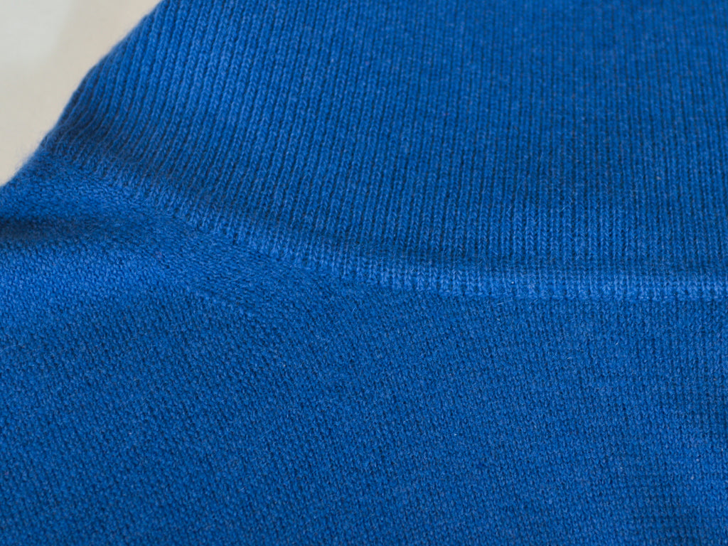 Loro Piana Blue Baby Cashmere Roll Neck Sweater