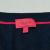 Isaia Navy Blue Silk Cashmere Knit T-Shirt