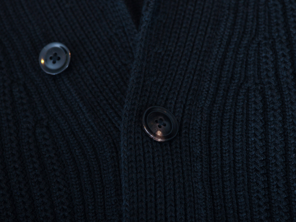 Tom Ford Black Silk Wool Cardigan