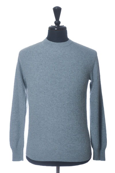 Maison Margiela Cement Grey Cashmere Crew Neck Sweater