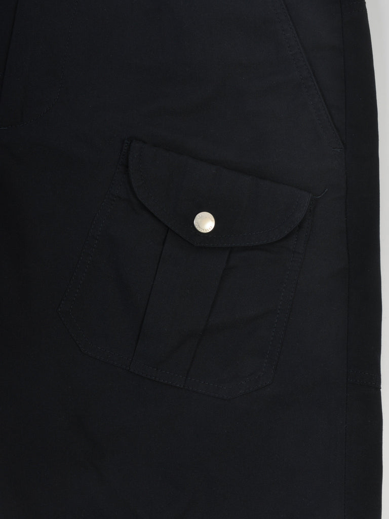 Brunello Cucinelli Black Cotton Cargo Shorts