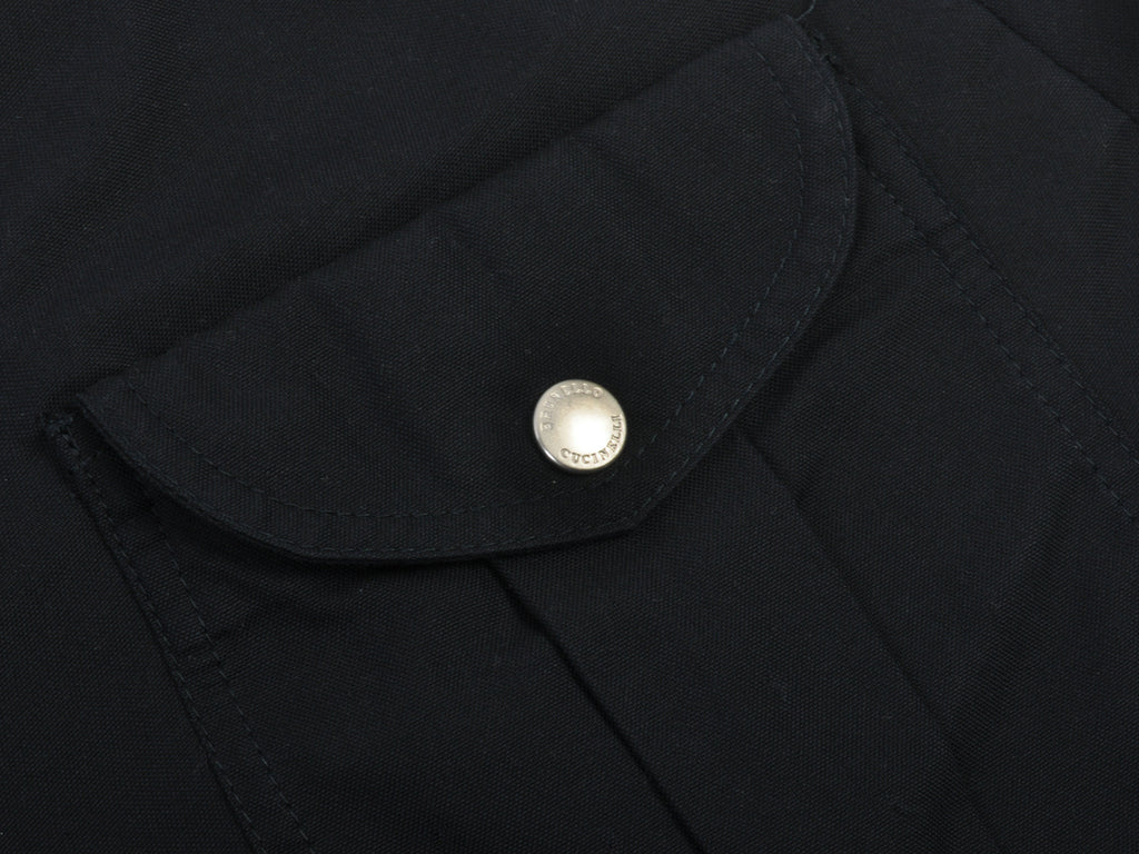 Brunello Cucinelli Black Cotton Cargo Shorts