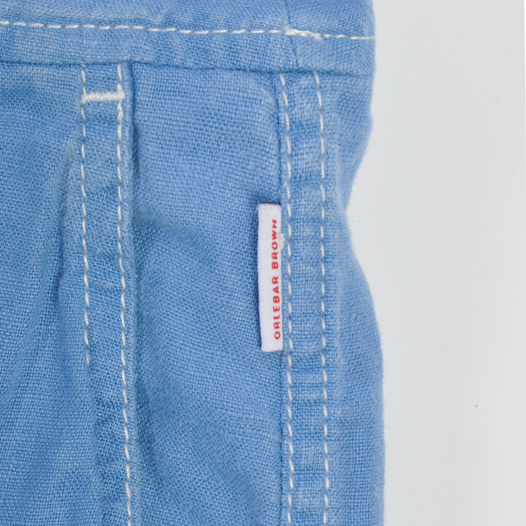 Orlebar Brown Light Blue Linen Shorts