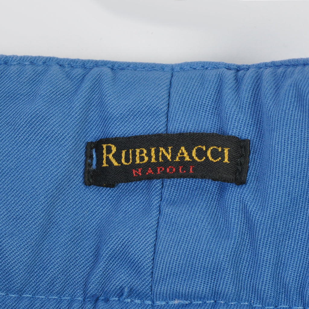 Rubinacci Napoli Blue Manny-B Pleated Shorts