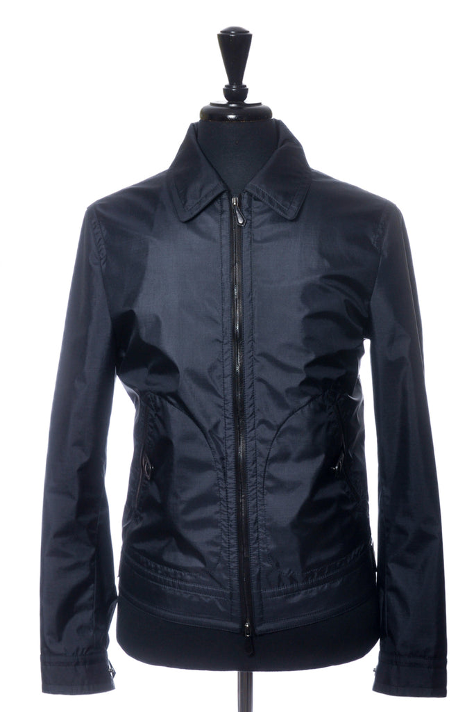 Tom Ford Navy Blue Nylon Jacket