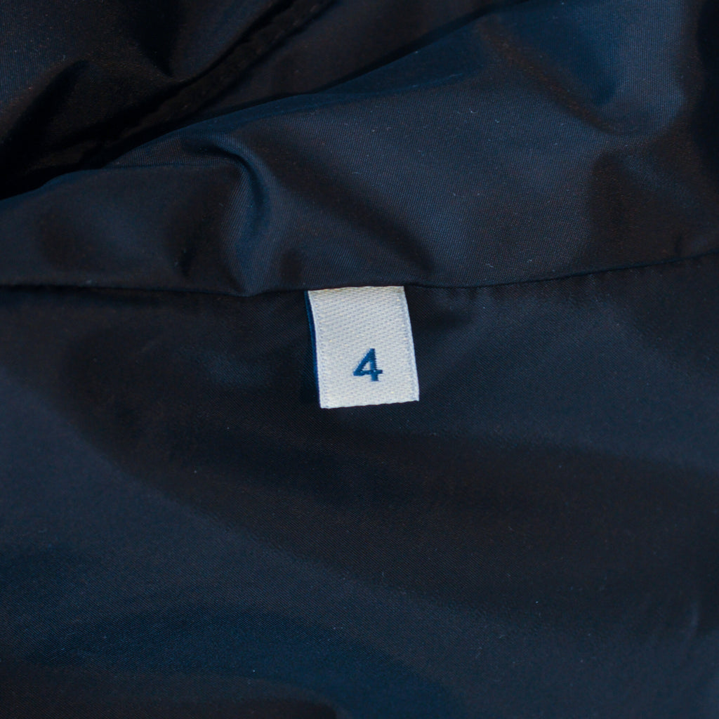 Moncler Black Nylon Mercure Giubbotto Motorcycle Jacket