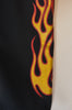 Palm Angels Black Flame Print Track Jacket