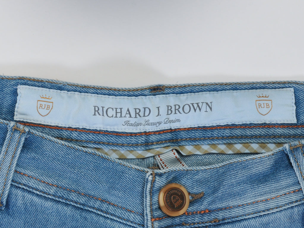 Richard J Brown Distressed Blue Milano Jeans