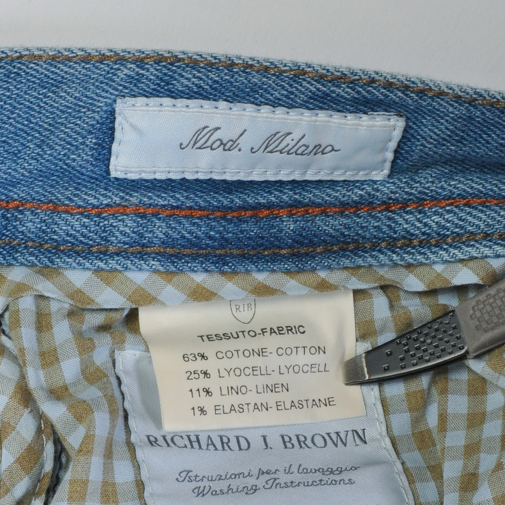 Richard J Brown Distressed Blue Milano Jeans