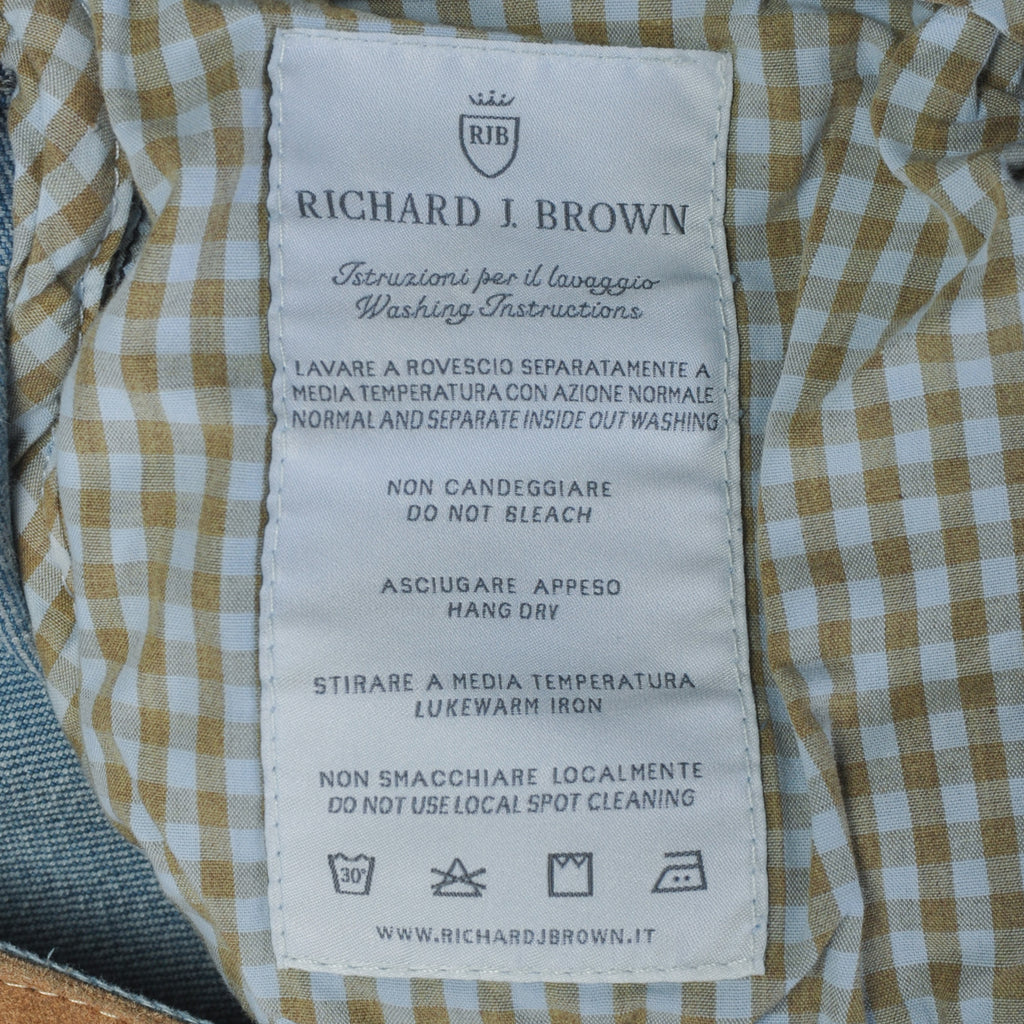 Richard J Brown Distressed Blue Milano Jeans