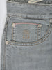 Brunello Cucinelli Grey Traditional Fit Selvedge Jeans