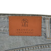 Brunello Cucinelli Grey Traditional Fit Selvedge Jeans