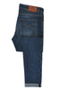 Brunello Cucinelli Dark Blue Skinny Fit Cuffed Jeans