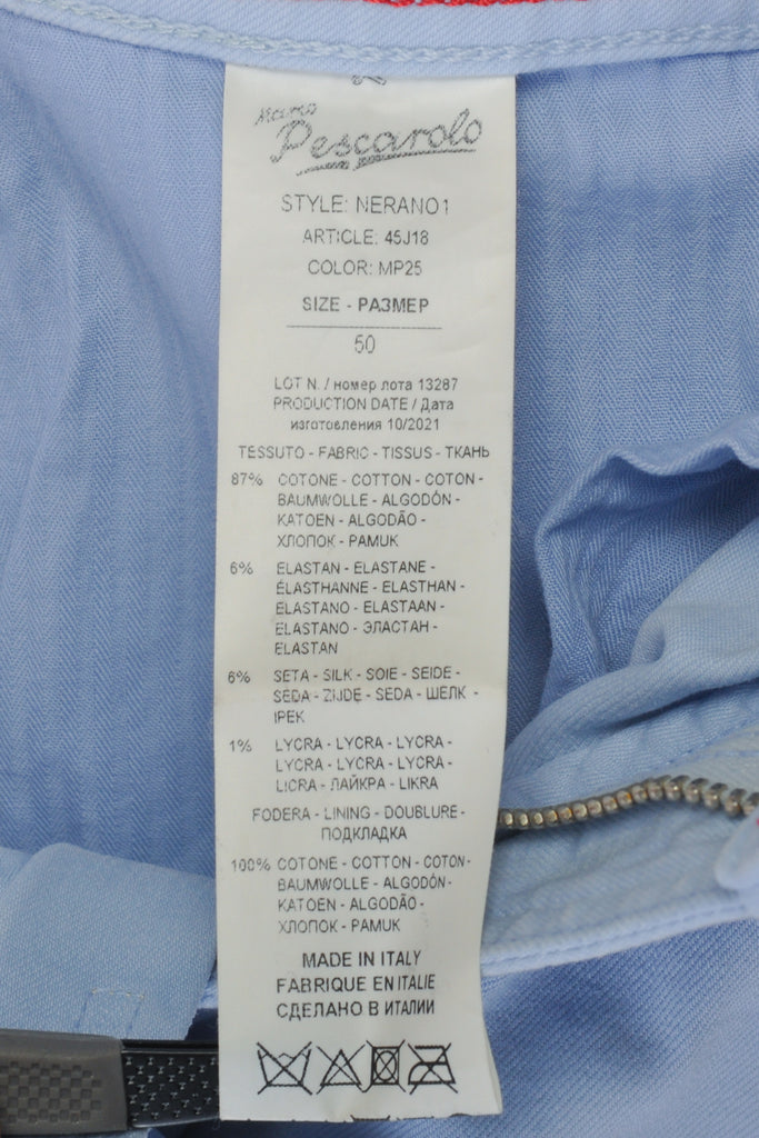 Marco Pescarollo Light Blue Nerano1 Pants