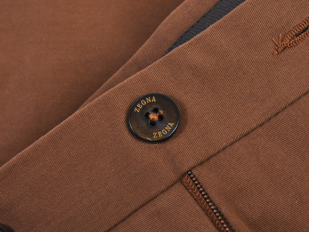 Ermenegildo Zegna Brown Cashco Pants
