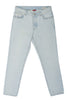 Brunello Cucinelli Bleached Blue Traditional Fit Jeans