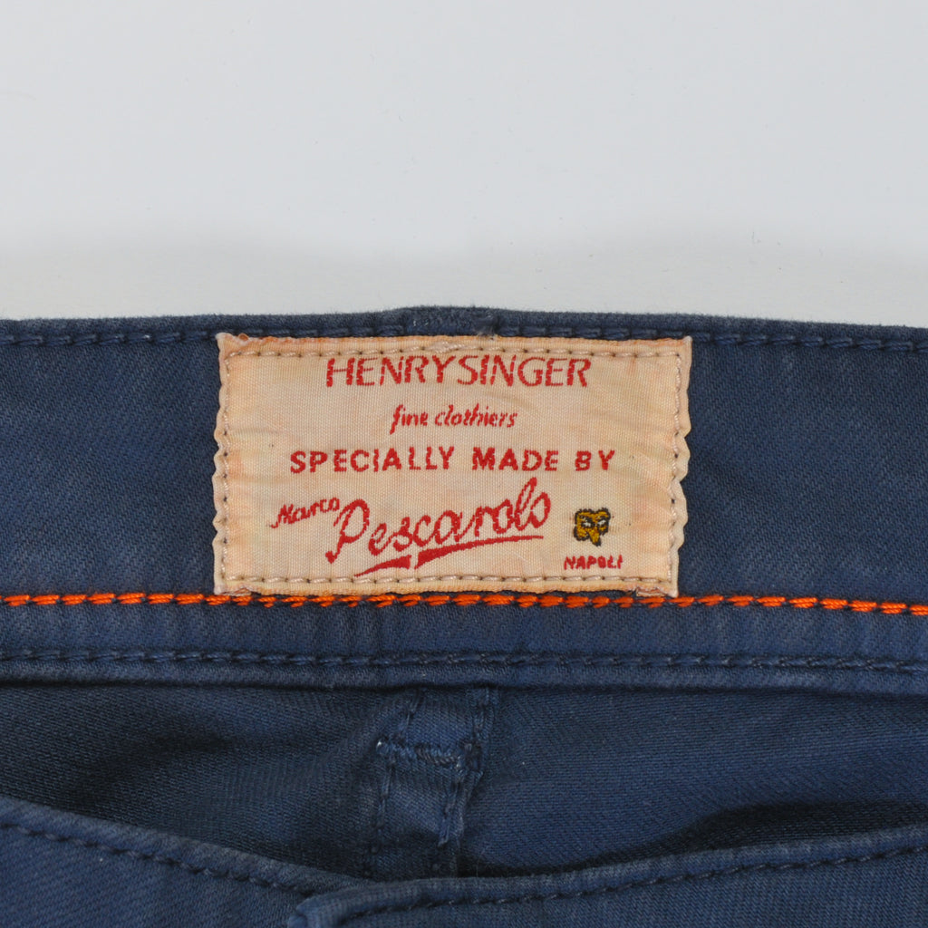 Marco Pescarollo Washed Navy Blue Nerano1 Pants