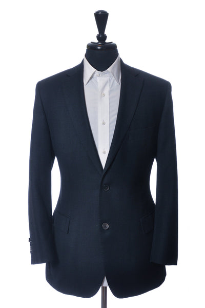 Hugo Boss Navy Blue Weave Pasini2 Blazer
