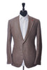 Isaia Brown Silk Cashmere Base Cortina Blazer